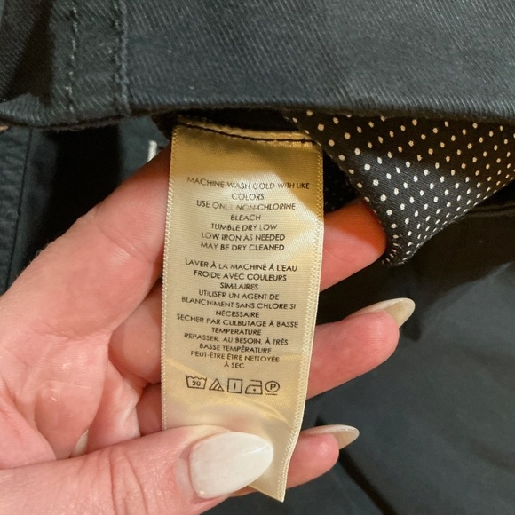 Maeve by Anthropologie Black High Rise Ankle Pants Women’s Size 12 - Picture 10 of 11